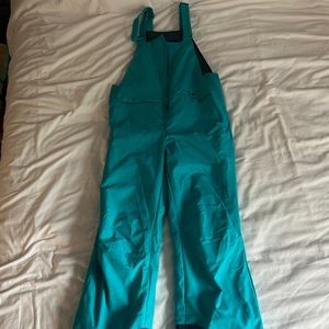 Arctix Women’s Petite Insulated Snow Bib Overalls Bluebird Teal